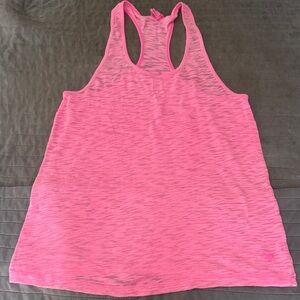PINK Victoria's Secret Bright Pink Racerback Tank